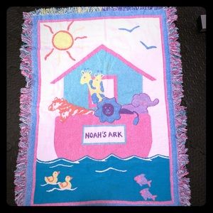 🦒🐘🐶Noah’s Ark quilted baby’s blanket